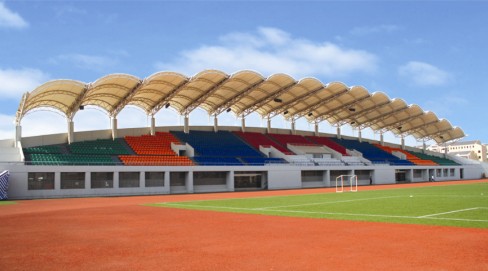 体育看台膜结构建筑