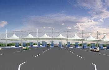 收费站膜结构建筑