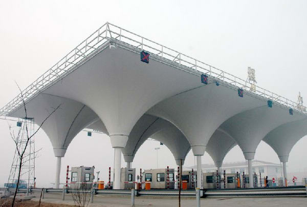 收费站膜结构建筑