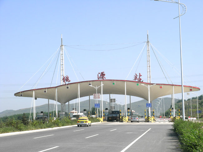 收费站膜结构建筑