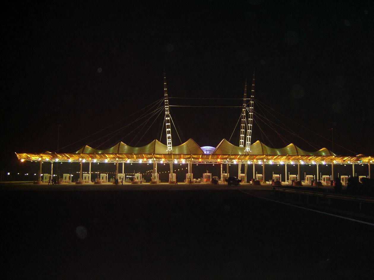 收费站膜结构建筑